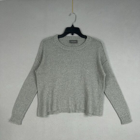 Wooden Ships Sweaters - Wooden Ships Sweater Womens Extra Small Gray Mohair Wool Minimal Quiet Luxury